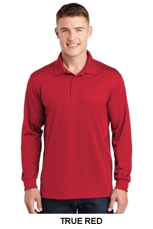 Sport-Tek® Long Sleeve Micropique Sport-Wick® Polo. ST657.